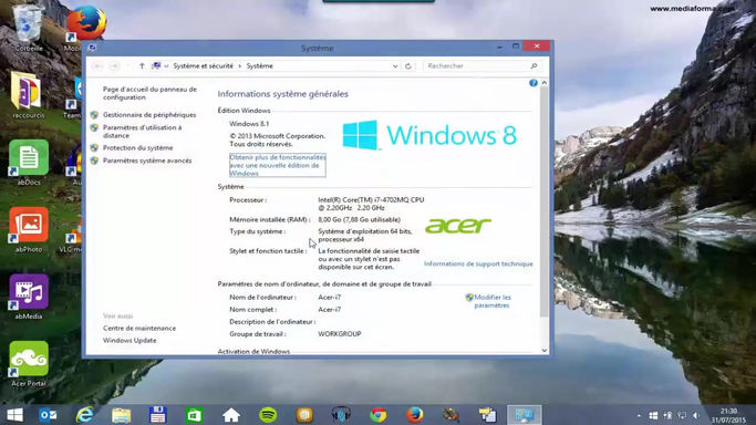 2-Caractéristiques minimales pour passer à Windows 10